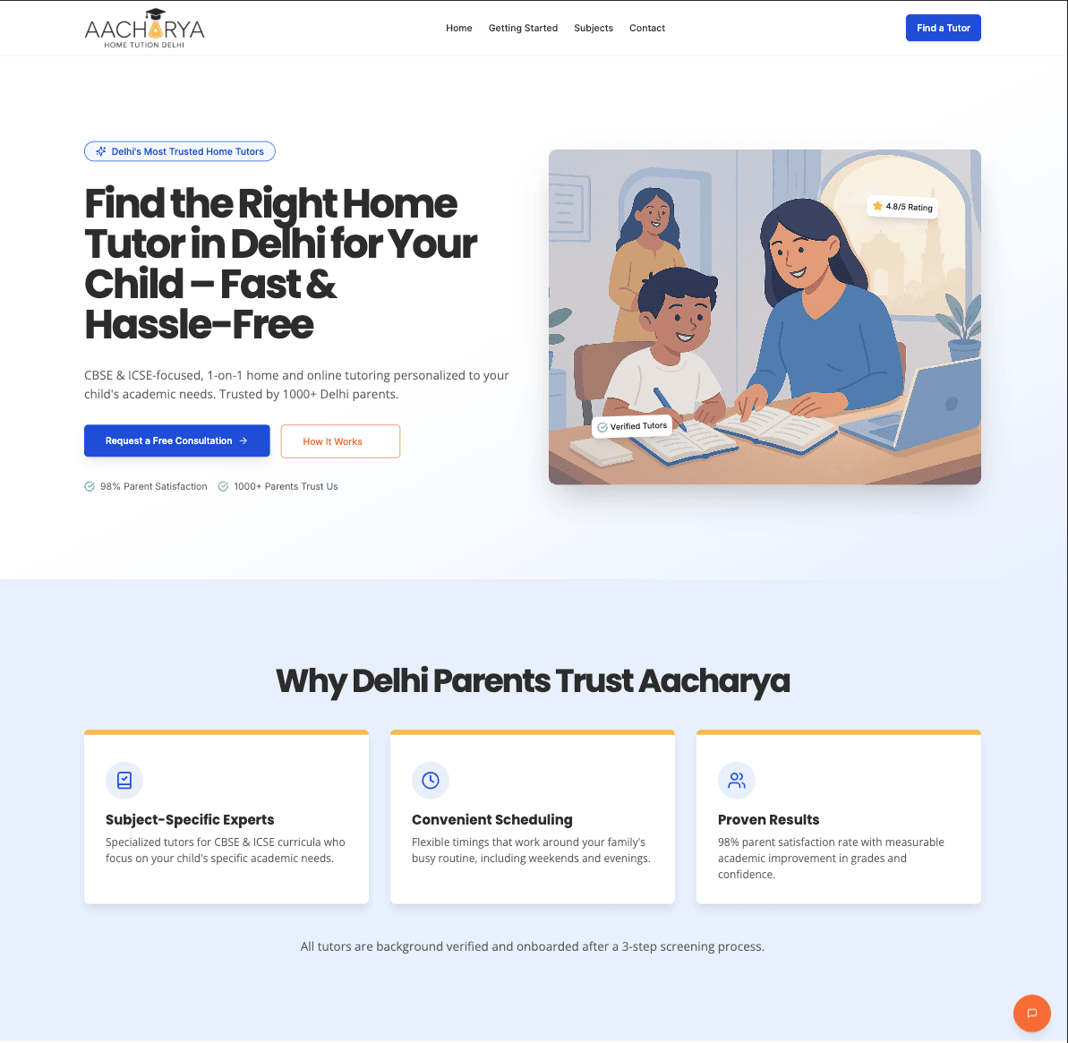 Aacharya Home Tuition